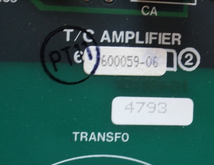 SVG T/C AMPLIFIER BOARD 600059-06 6 INPUT