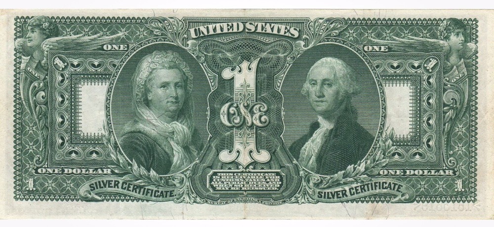 1896 $1 🇺🇸 Wonderful (( EDUCATIONAL NOTE )) Silver Certificate , Sharp Eye VF+