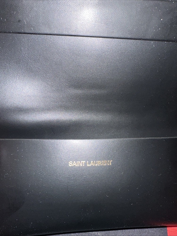 Authentic Saint Laurent Eyewear Case W/ Cloth.