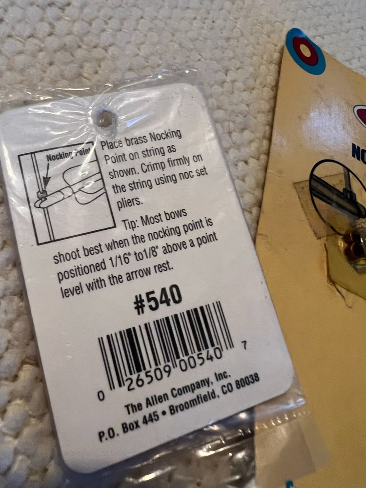 Saunders & Allen Nocking Points