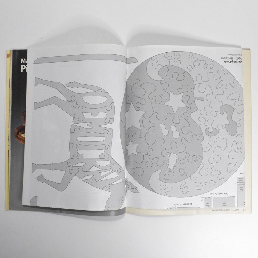 Scroll Saw Woodworking & Crafts Magazine - Fall 2012 - Includes Patterns