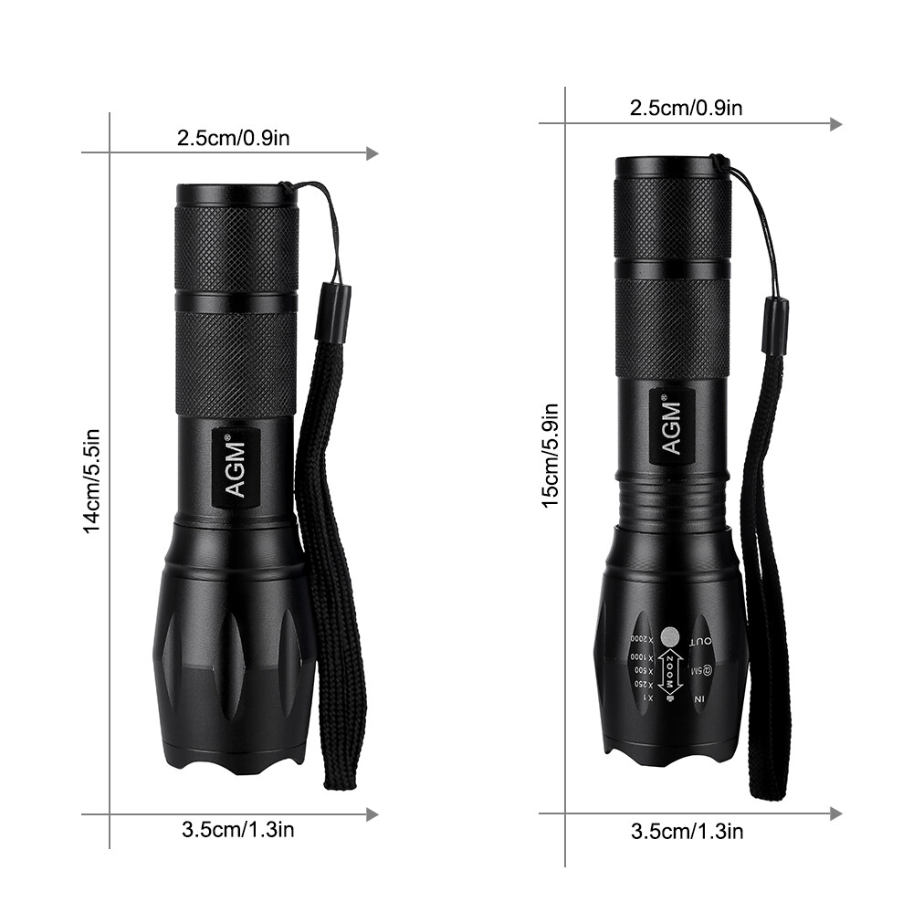 Mini Small COB Flashlights Bright Rechargeable Keychain Flashlight Portable