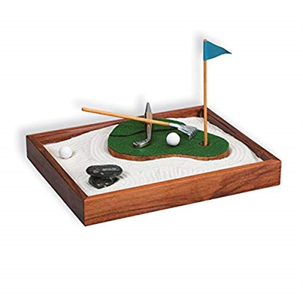 Executive Sandbox - Sand Trap Golf Theme - Mini Desktop Set - Stress Relievin...