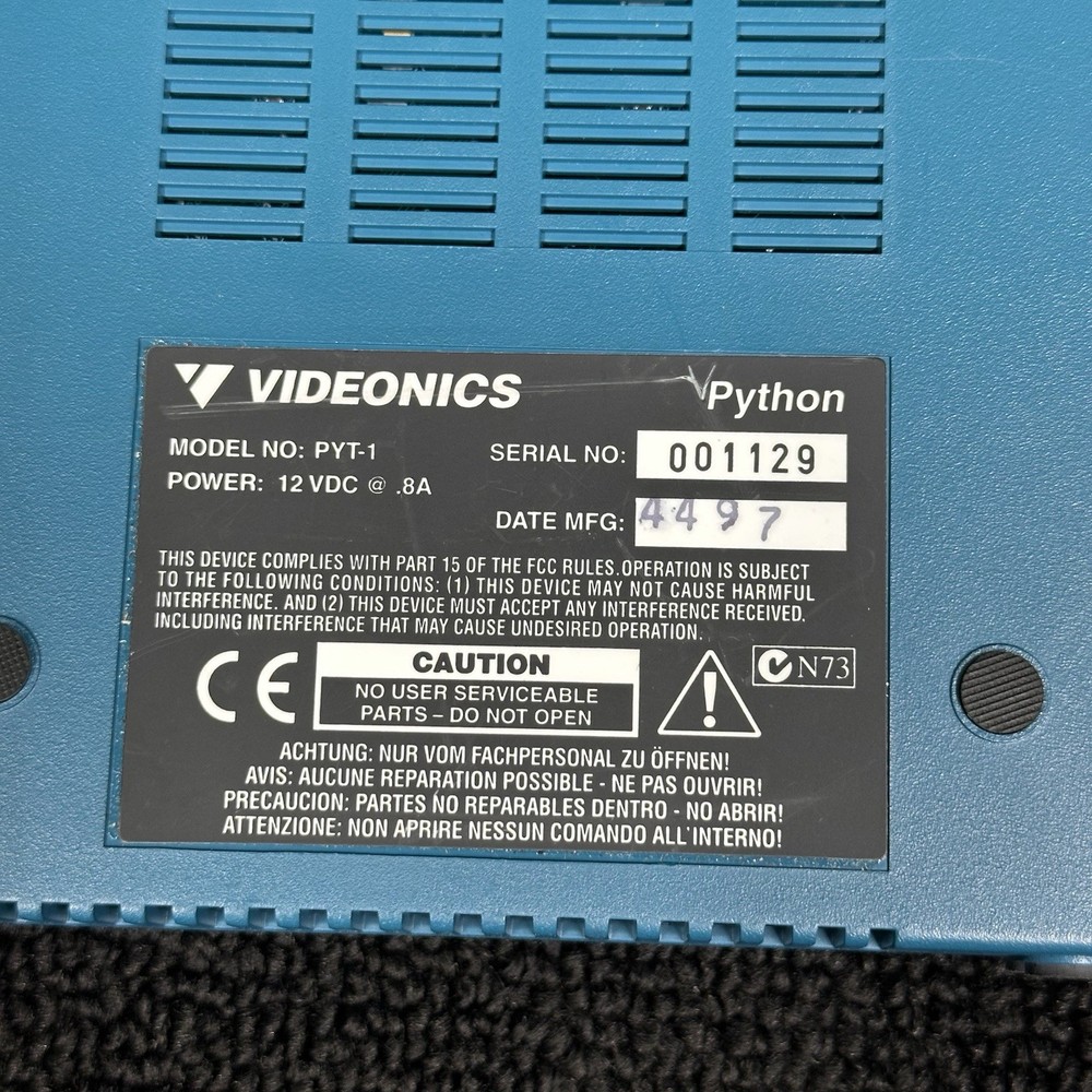 Vintage Gaming Videonics Python Video Capture Card