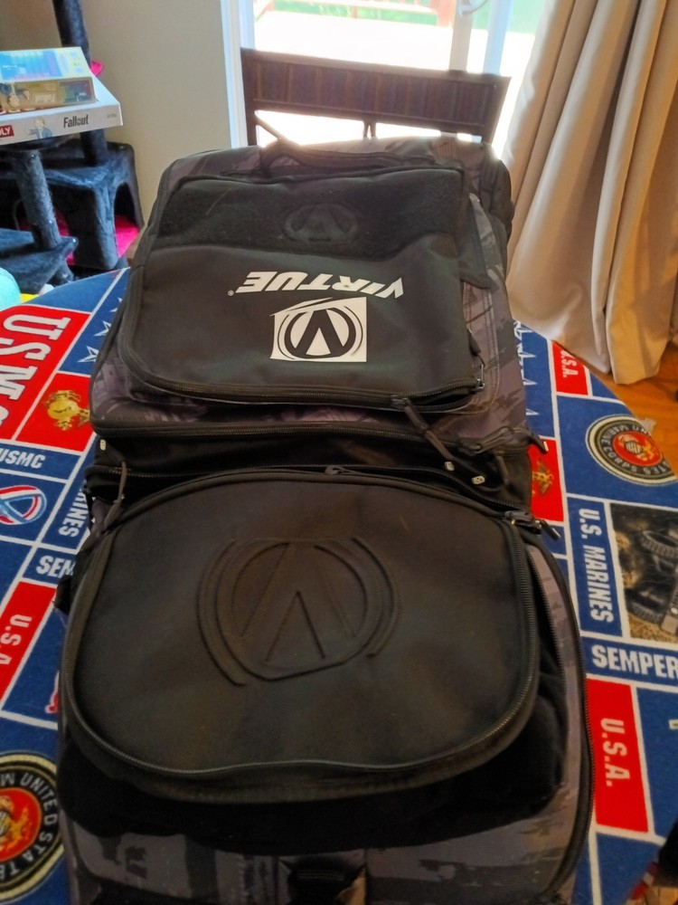 Virtue Paintball High Roller Marker Gear Bag Black