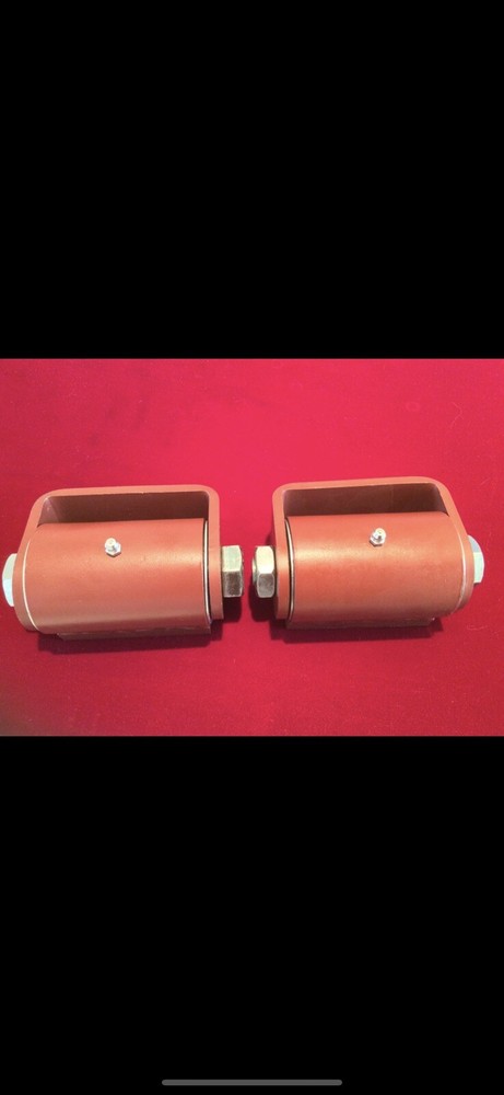 (2x) Heavy Duty Hinge - Flat Mount Gate Hinge - 3000lb capacity - Weldon- Primed