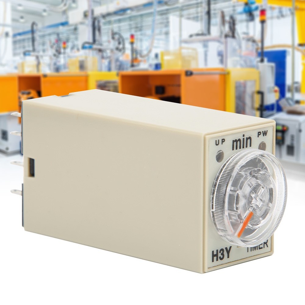 H3Y-2 Delay Timer 8 Pin Timer Relay 0~60 Minutes Dial Type 5A for Multiple