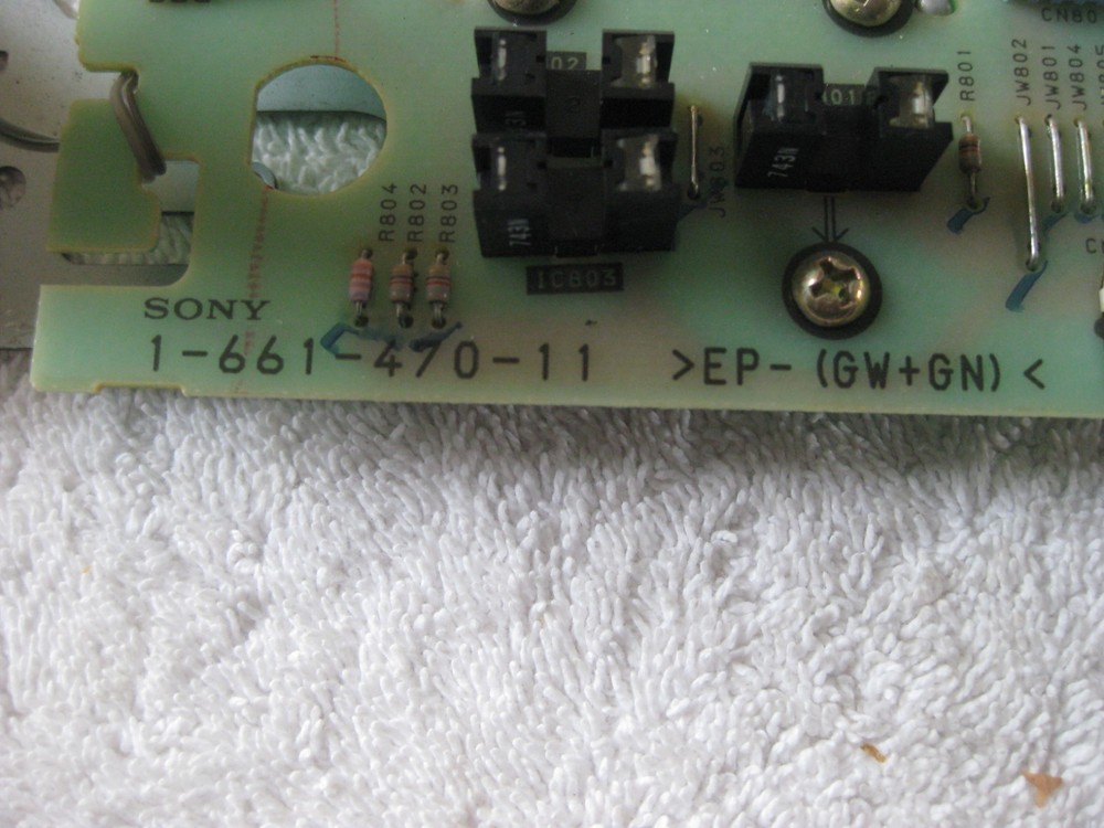 SENSOR PCB BOARD FOR A SONY CDP-CX270 CD CHANGER OEM PART