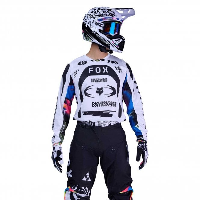 FOX (MX26) MX Jersey - 180 IMAGE COSMO - White/Black