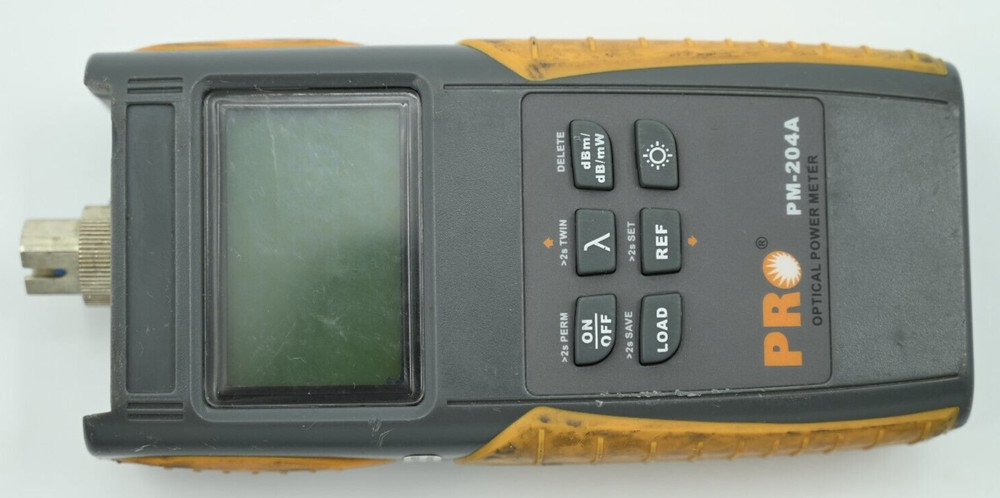 Fiber Optic Pro PM-204A Optical Power Meter with Data Storage