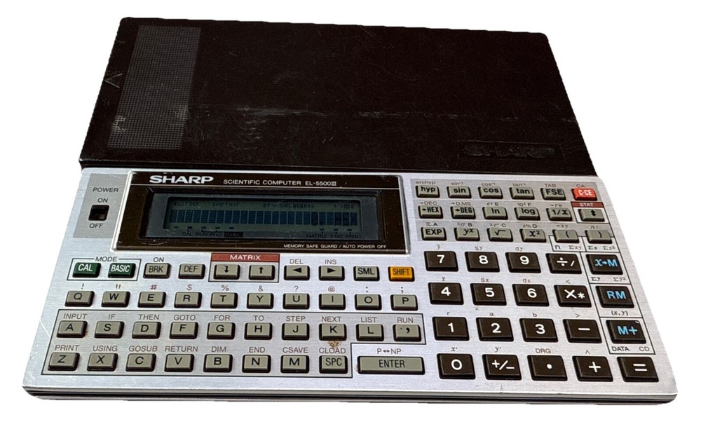 Sharp Scientific Pocket Computer EL-5500 III Tested New Battery 4i