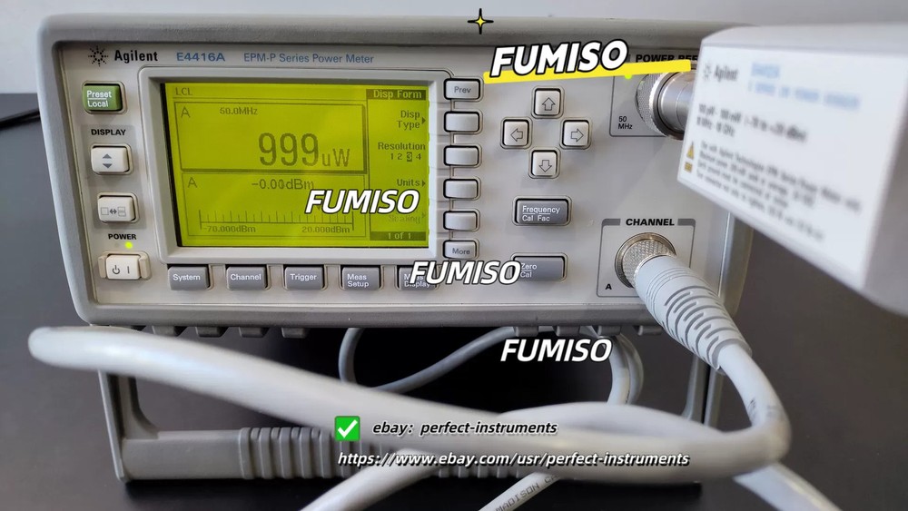 KeysightAgilent E4416A Single Channel Power Meter Mainframe Without Probe#per