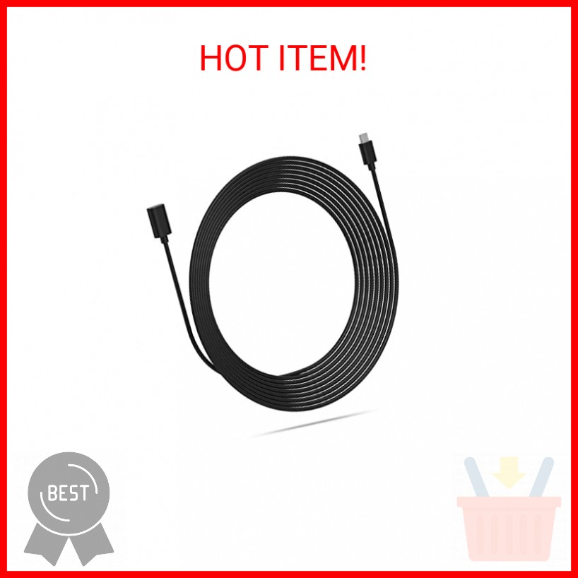 Blink Solar Panel 13 Foot Extension Cable — Black