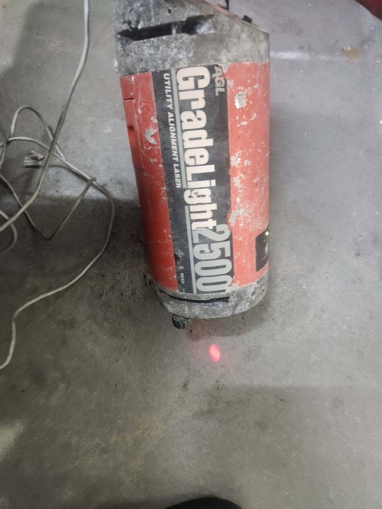Grade Light 2500 Utility Alignment Laser Needs Calibrating