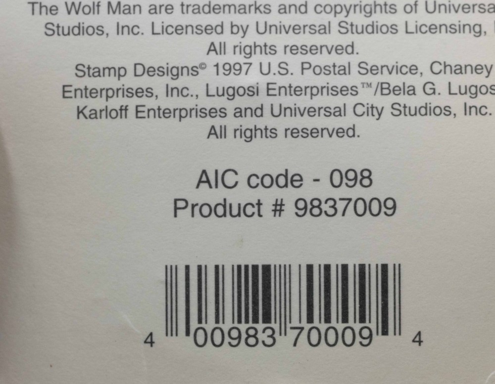 USPS classic monster stamps Dracula
