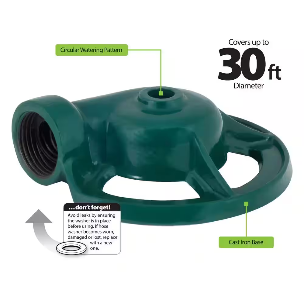 Cast Iron Circular Spot Sprinkler