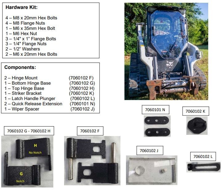 ** Discounted ** Bobcat R Series Frame & Windshield Replacement – TPC