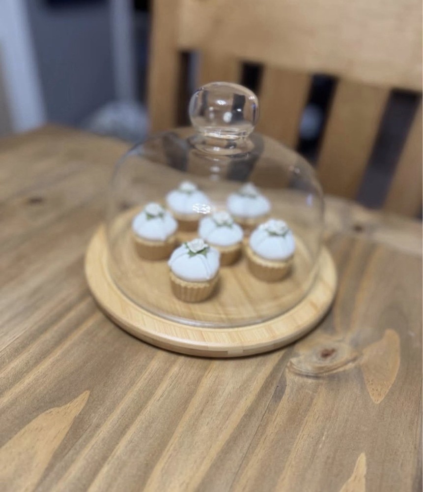 6 MINI-Cupcakes-Tiered Tray Decor