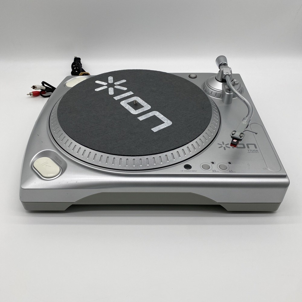 ION TTUSB USB Turntable Record Player RCA & USB Fully Tested