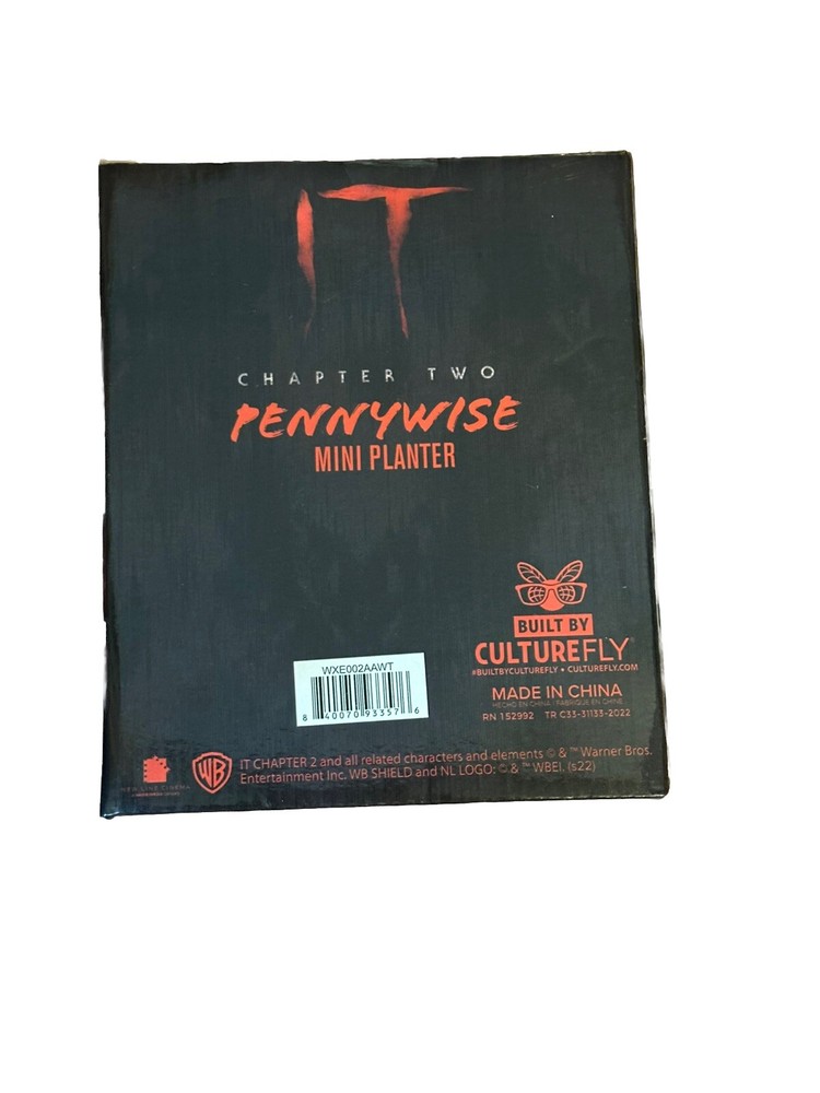 Pennywise IT Chapter Two Clown Stephen King IT Ceramic Mini Planter Decoration