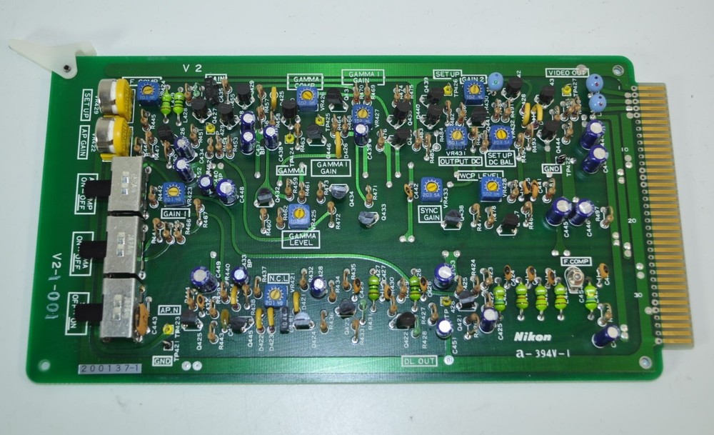 Nikon Microscope Camera Control A 394V I Circuit Board