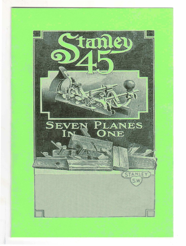 Stanley 45 Combination Plane Manual UK Post Free