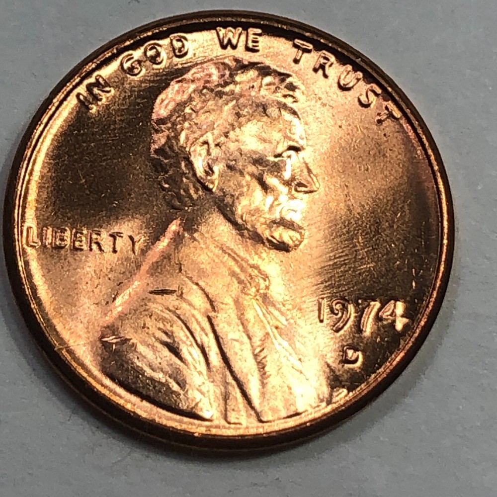 1974 D - Lincoln Memorial Cent