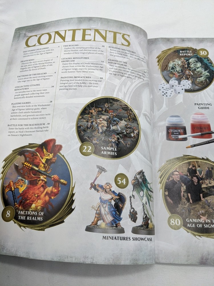 Getting Started With Warhammer Age Of Sigmar Miniatures Game Book