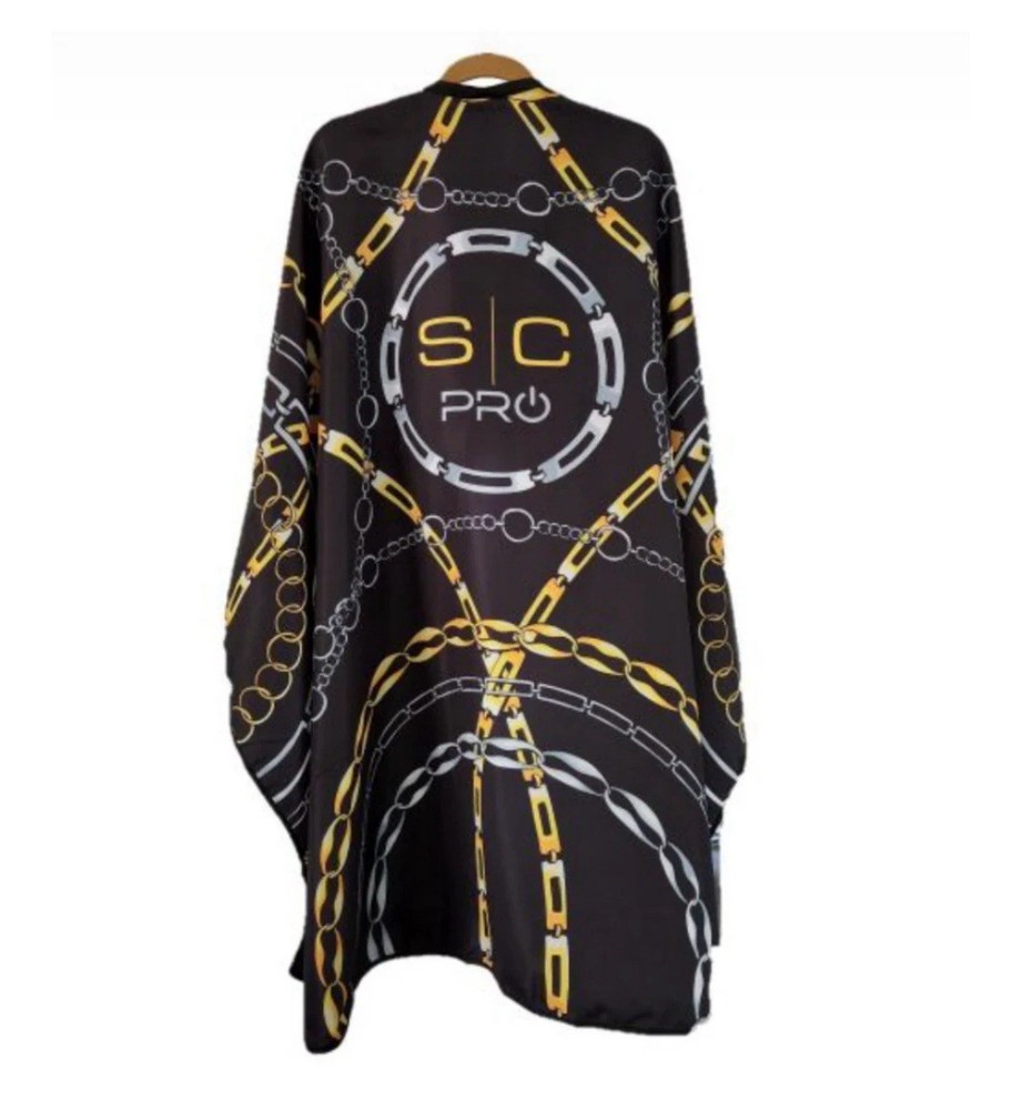 StyleCraft Gamma+ Cutting Styling " Chains" Cape Polyester Hook Closure
