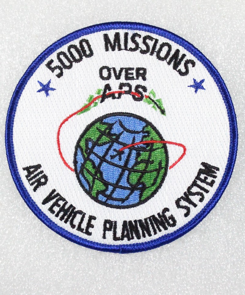 USAF Air Force Patch: Strategic Cmd Air Vehicle Planning System 5000 Missions