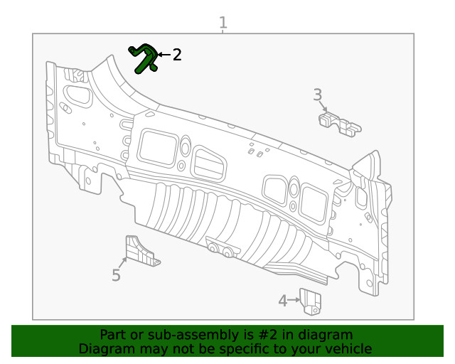 Genuine GM Side Bracket 42588916