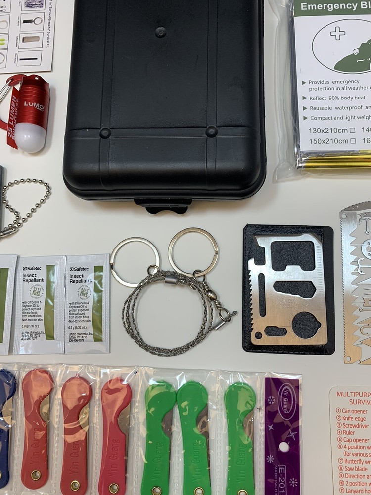 Emergency Survival Cargo Pocket / Back Pack- Survival Kit