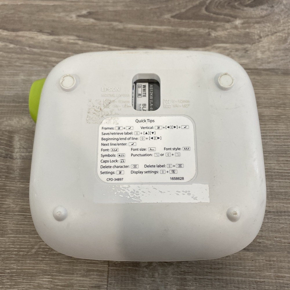 Epson LW-300 Label Printer Tested Working