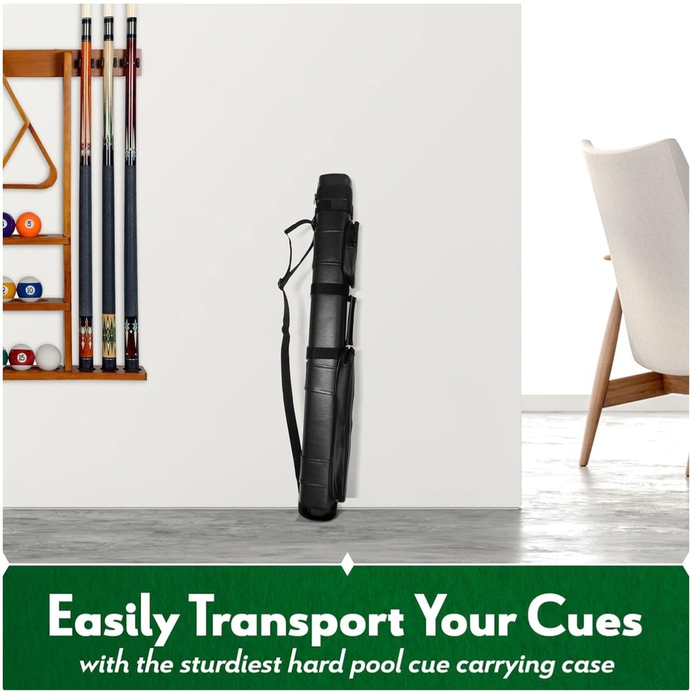 Portable Pool Cue Carrier - Protective Shell