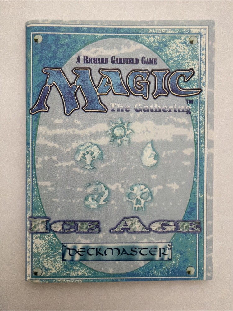 Magic The Gathering Ice Age Starter Deck Box Empty With Strategy Guide