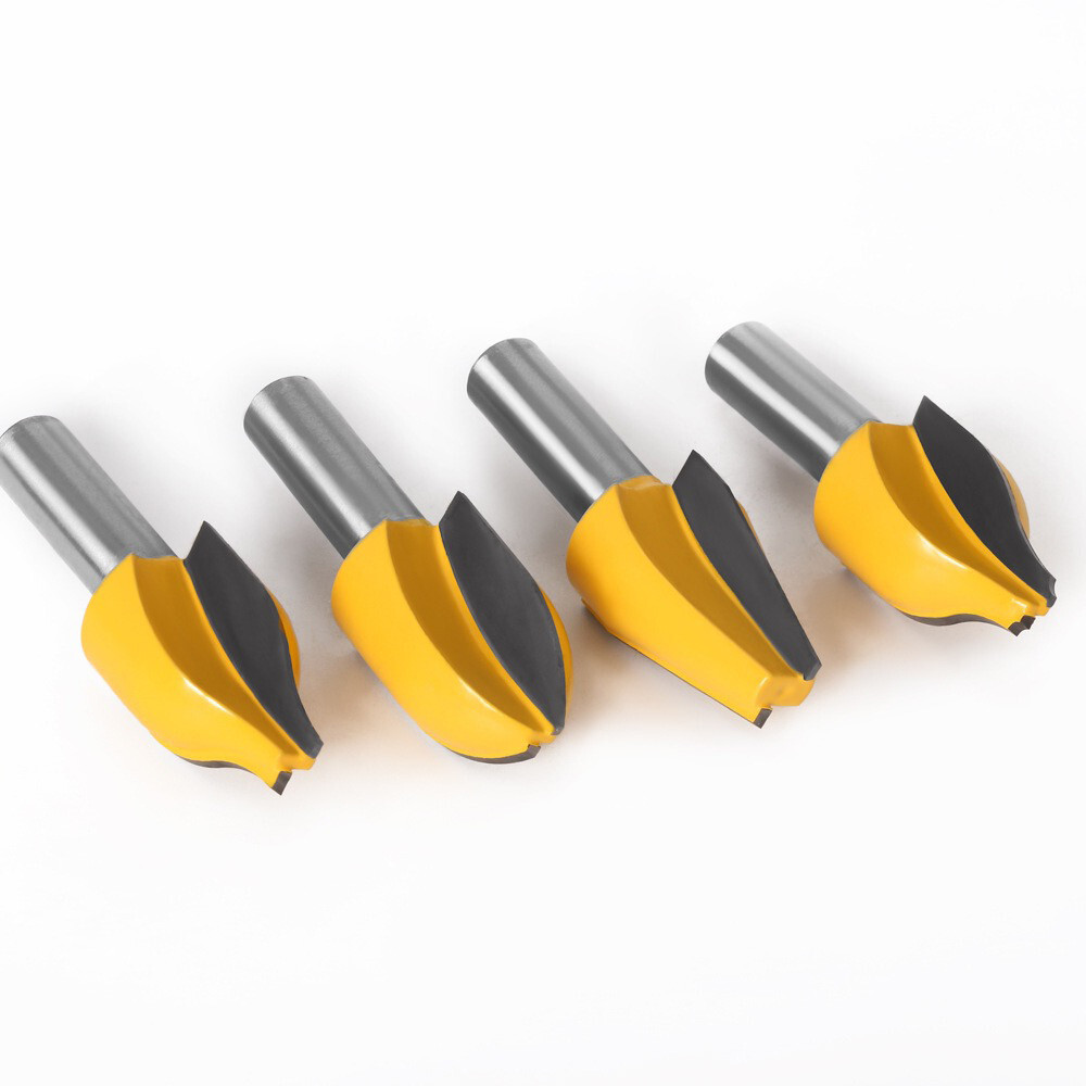 1-4PCS Vertical Raised Panel Router Bit Set 1/2" Shank Woodworking cutter Tool