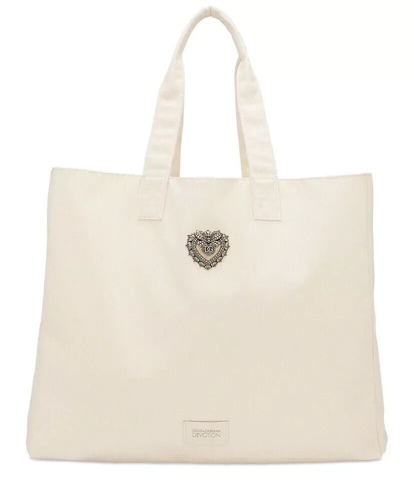 Dolce&Gabbana D&G Devotion /Tote Bag  /Fabric/Beige