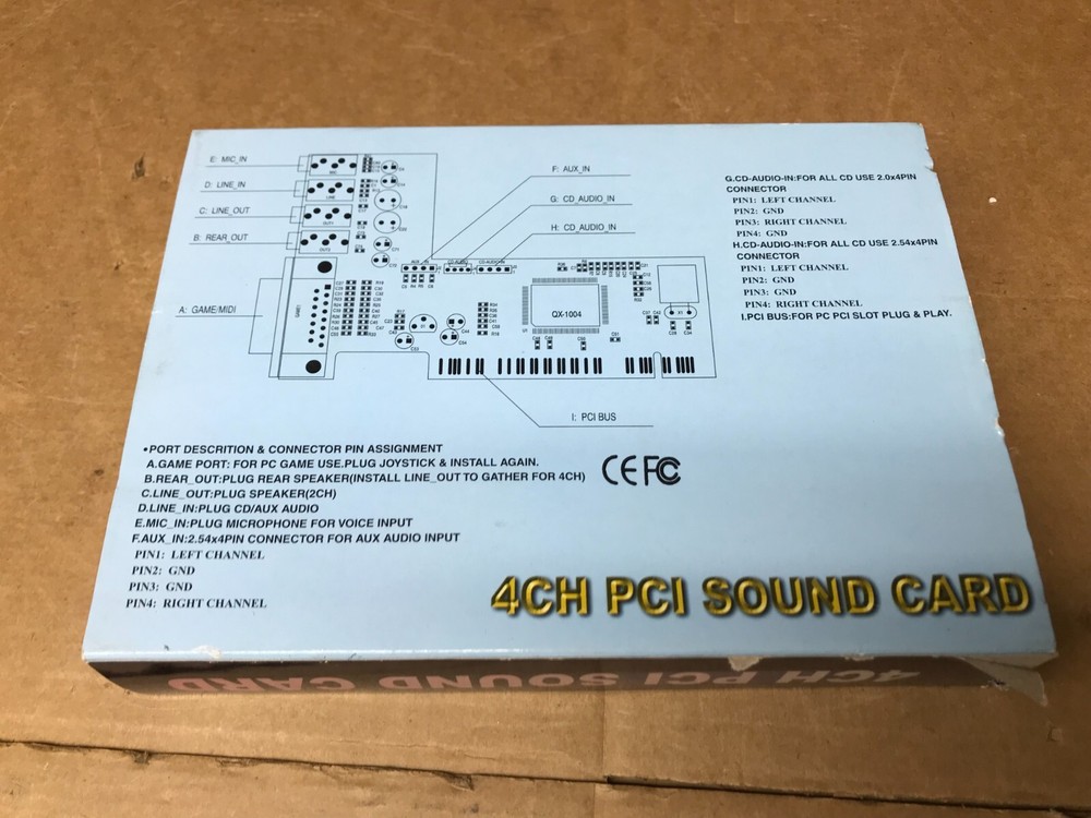 Think Digital Multimedia 4CH PCI Sound Card