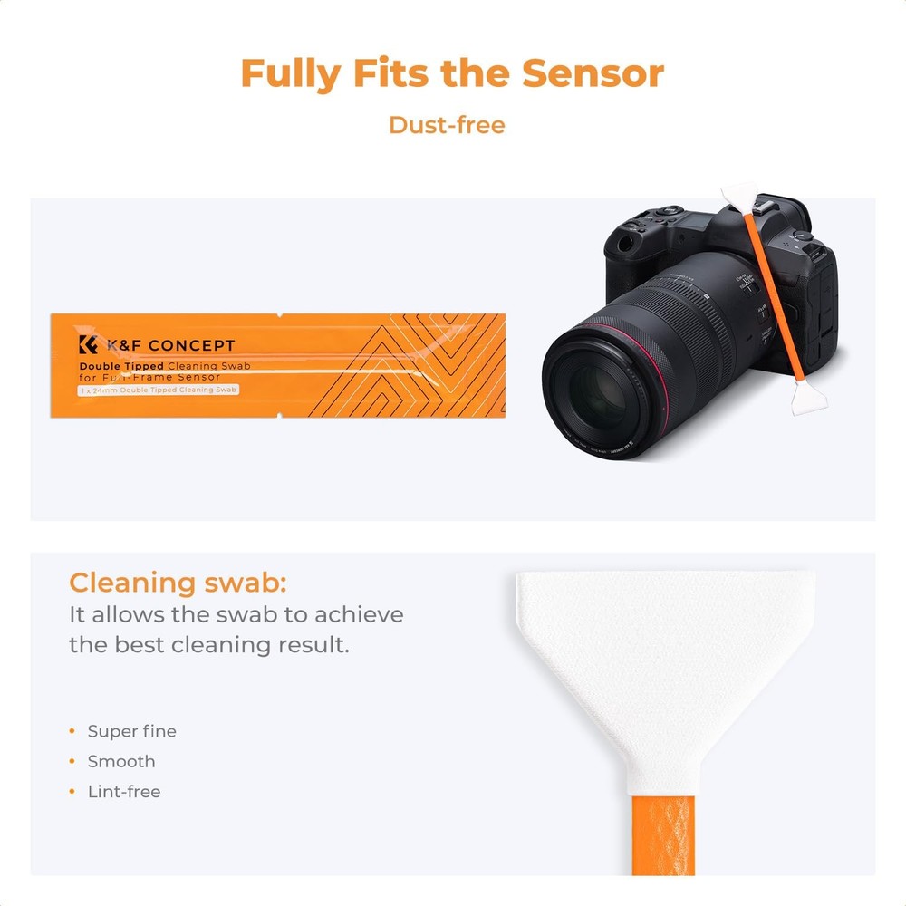 Full Frame Sensor Cleaning Kit, Mirrorless Cleaner Kit - 20ml Sensor Cleaner,...