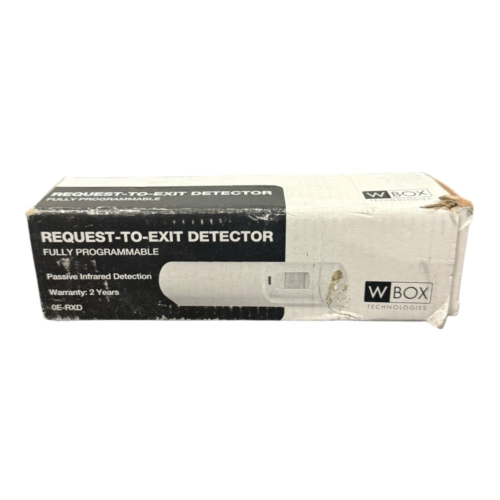 W Box 0E-RXD Passive Infrared Request to Exit Detector Fully Programmable – New
