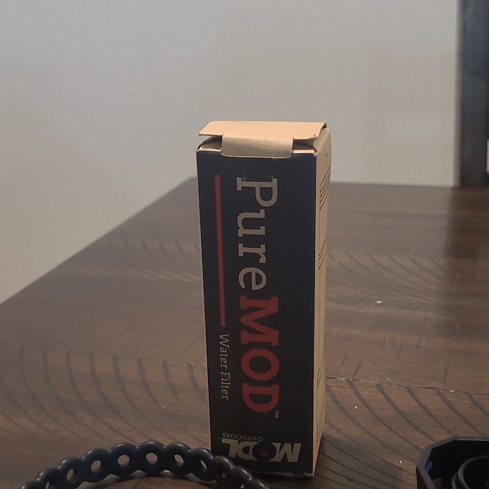 MOD Outdoors PureMOD Portable Water Filter Bottle Black