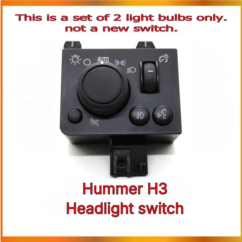 H3 2006-2010 Headlight Switch Bulbs