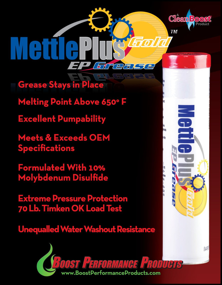CleanBoost® Mettle Plus™ EP2 High Temperature Grease - 10 pk.