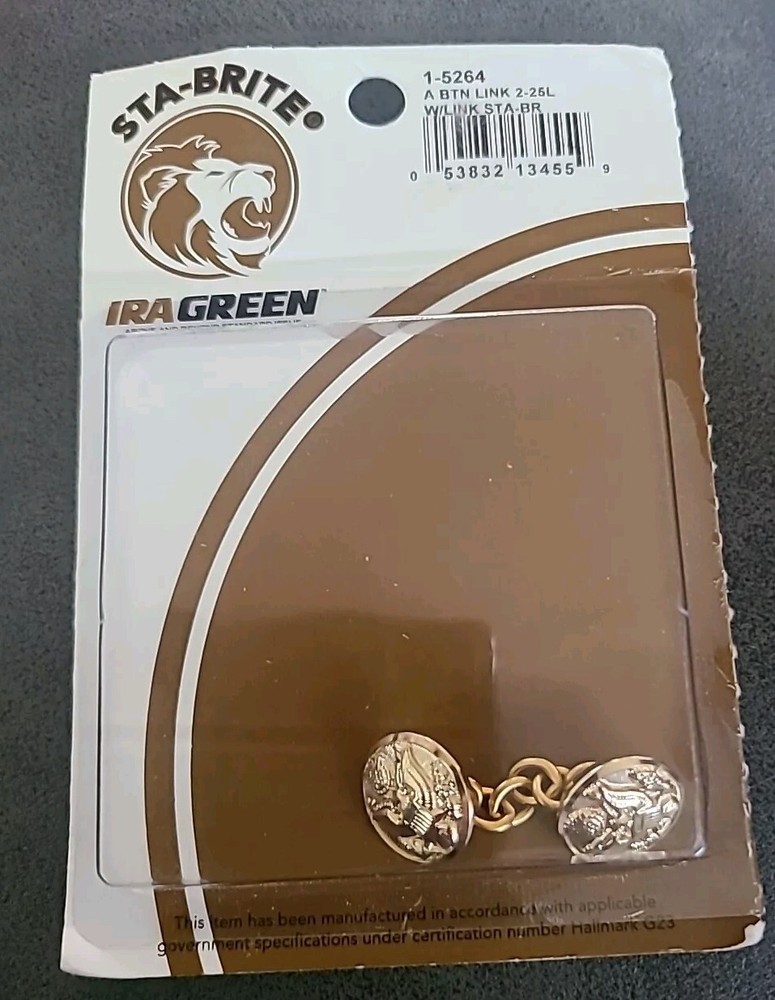 ARMY BUTTON  LINK 2-25L W/LINKS