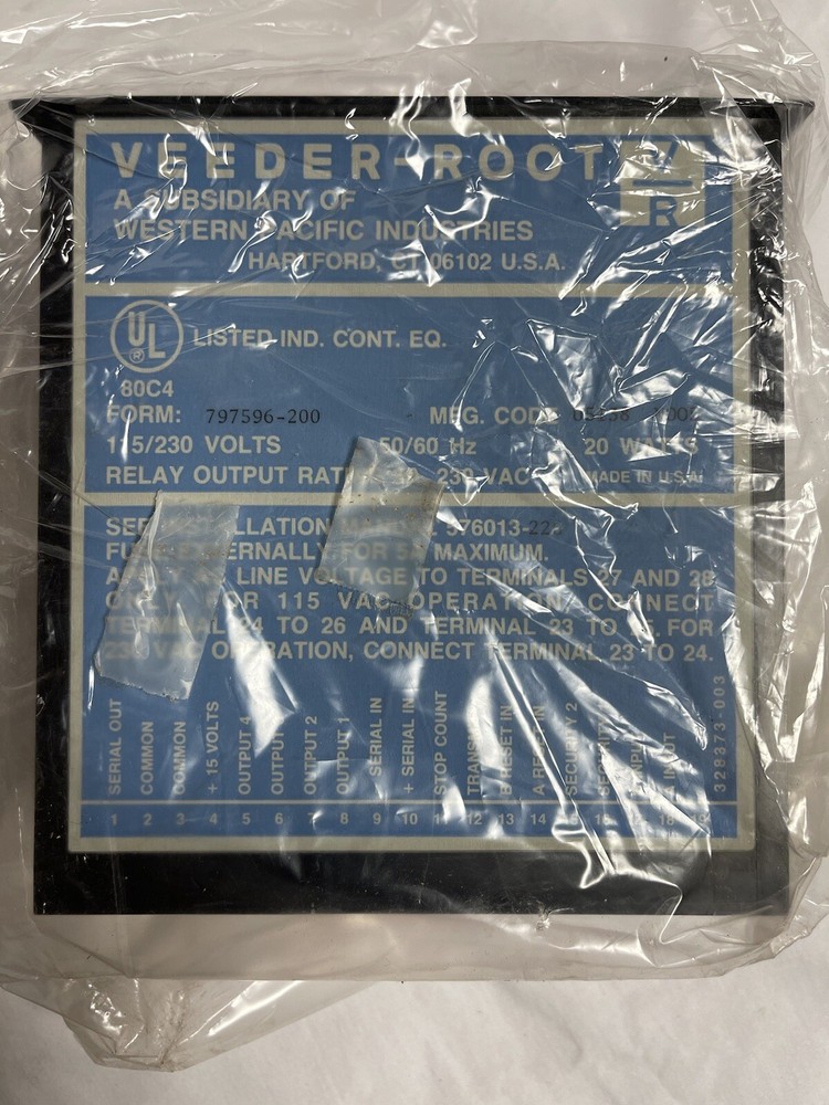 VEEDER ROOT 797596-200 TOTALIZER (Counter)