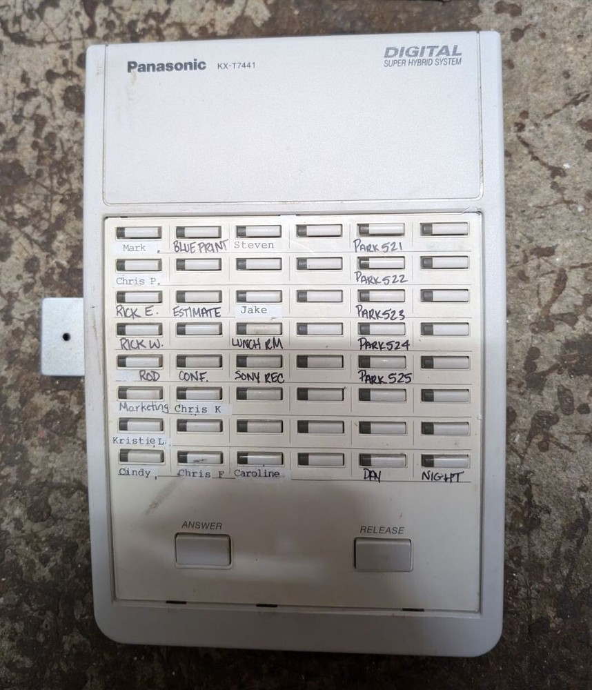 Panasonic KX-T7441-W DSS Console