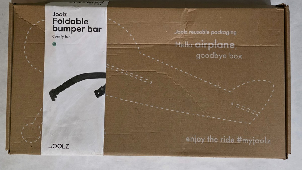 Joolz AER+ Bumper Bar Foldable Stroller Accessory - Armrest One-Hand Black