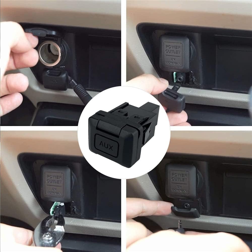 Aux Port Replacement Auxiliary Input Jack Aux Input Adapter Compatible with Hond