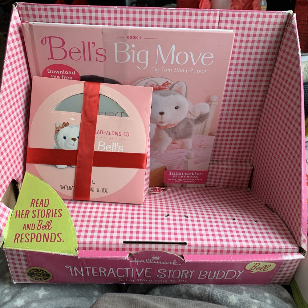 Hallmark Jingle Bell Interactive Story Buddy CD & Book + Box Only..No Plush