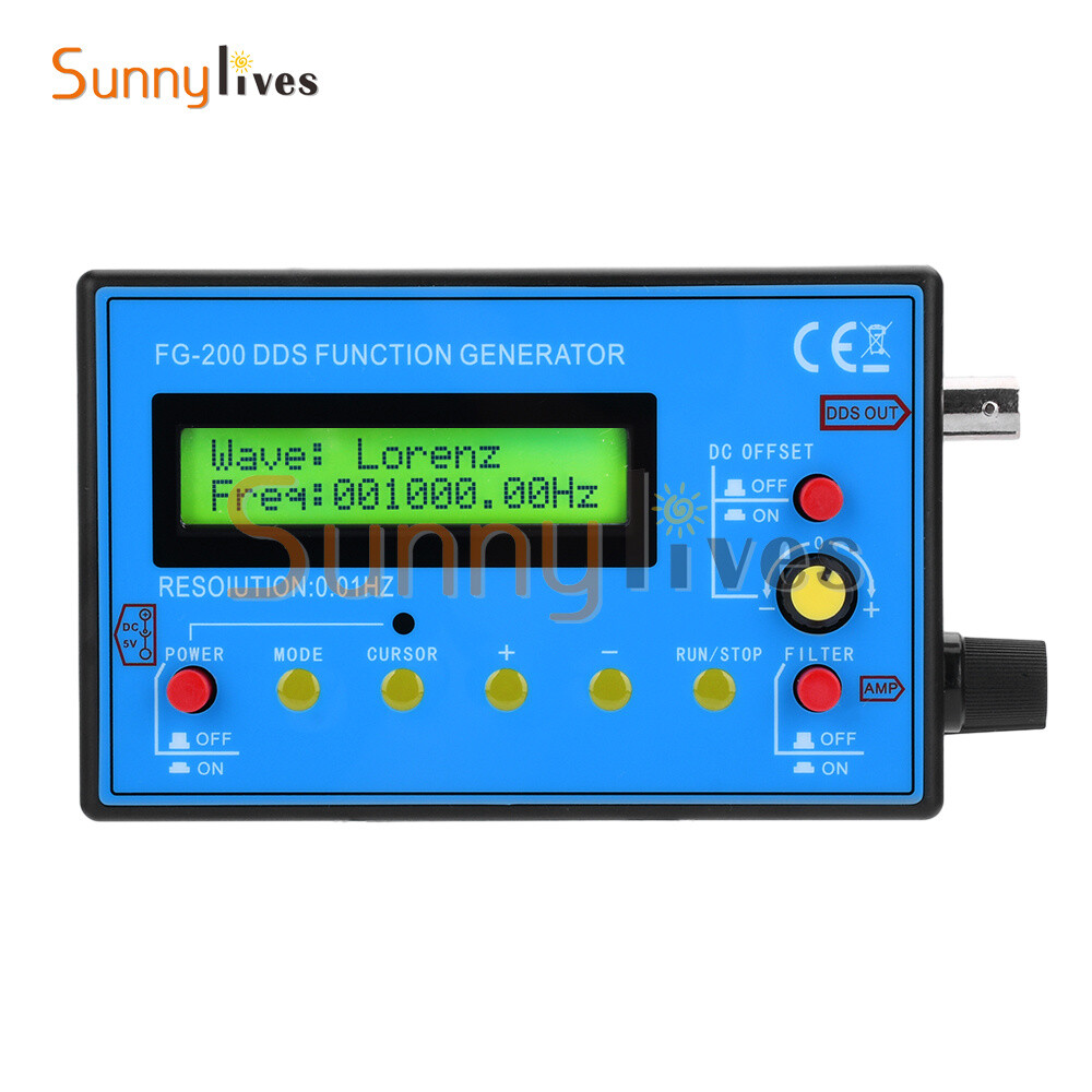 FG-200 0.01-500KHz DDS Function Signal Generator Frequency Counter Signal Module